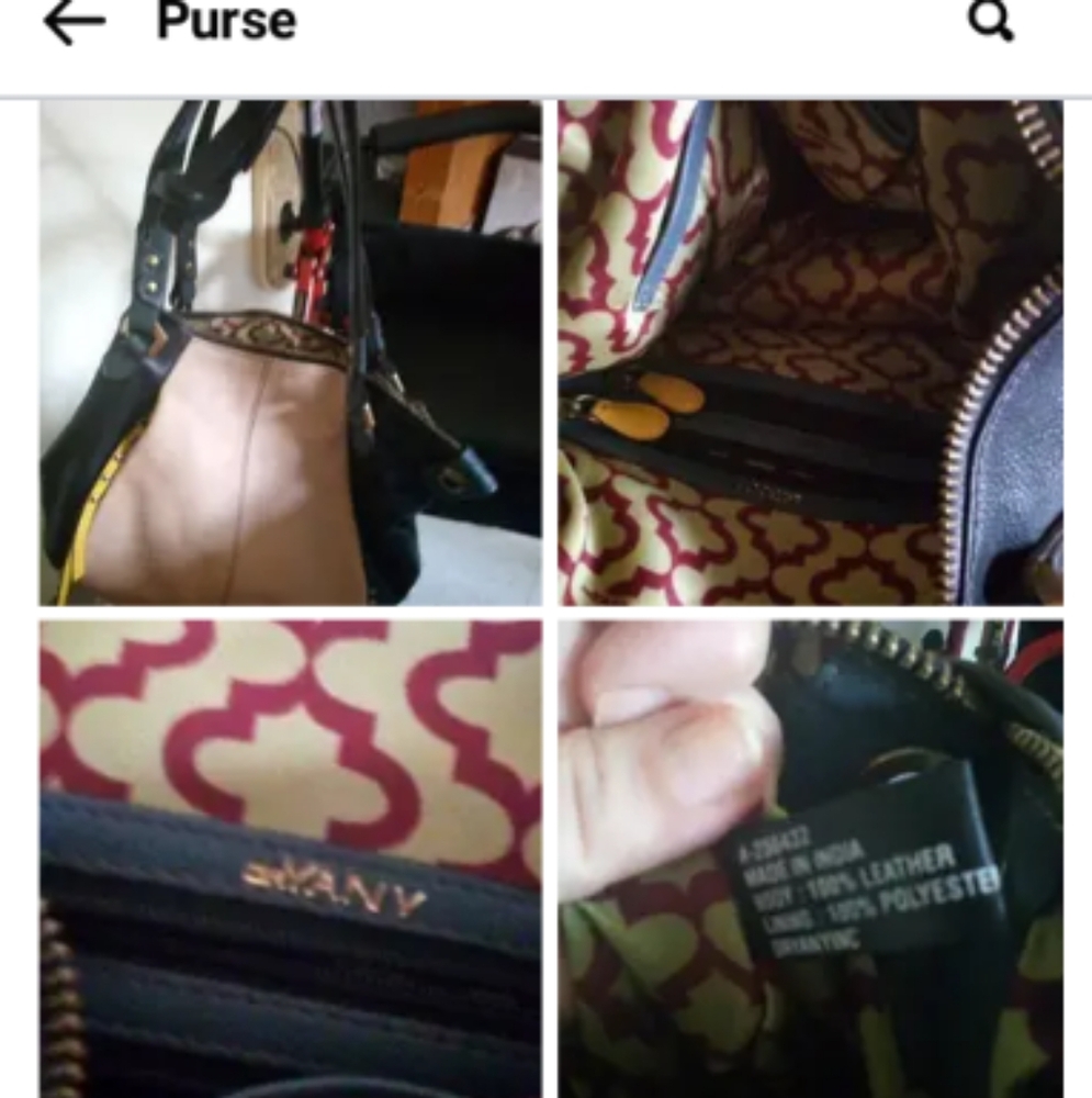 orYANY Black and Gold Shoulder Bag